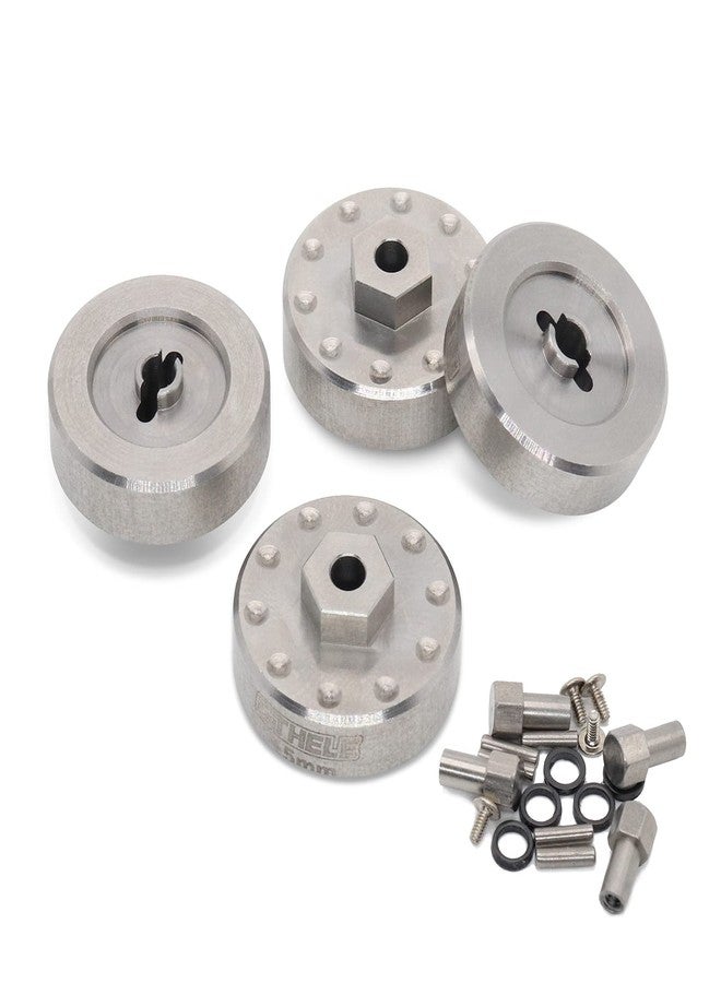 GTHELE Stainless Steel Wheel Weights Hex Extended Adapter 5mm for AXIAL SCX24 Deadbolt C10 Jeep JLU Gladiator Bronco Upgrades 1/24 RC Crawler Car - Image 1